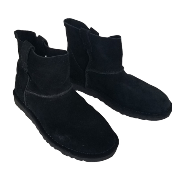 UGG Classic Unlined Mini Boot Black Size 6 - Picture 1 of 10